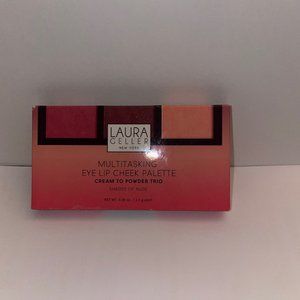 LAURA GELLER Multitasking Eye Lip Cheek Palette Cream to Powder Trio